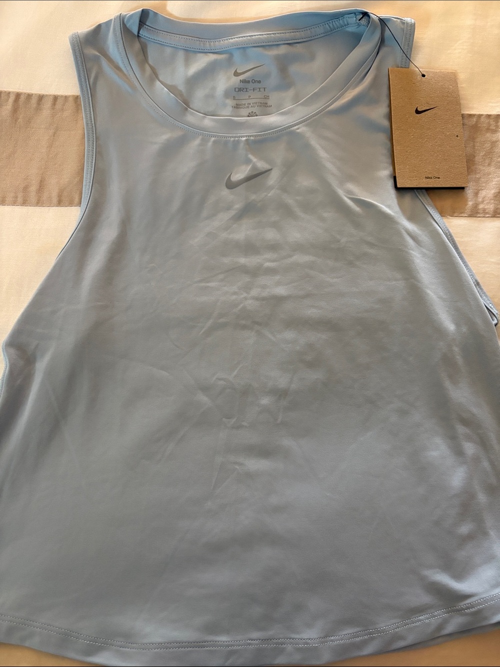 Nike Light Blue Dri-FIT Tank Top